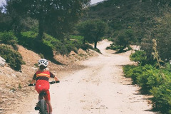 A ride among goat herds on Pezi plateau to Ag. Isidoros