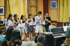 Angelos invited us to the Kalokairinos family music school performance in Ag. Polikarpos