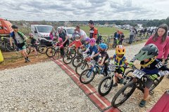 U7 lineup at last race of ZLIK XC winter league, Novigrad