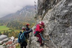 via ferrata with the neighbours, Mojstrana